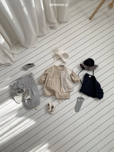 Bebe holic54｜(6m-18m) 日系簡約連身包屁褲4