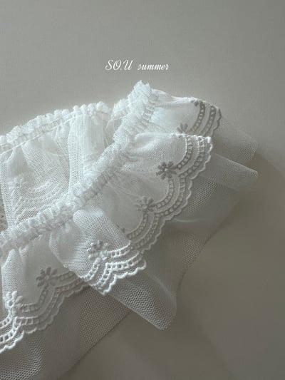 SO.U29｜(6m-4y) 花卉層次綁帶圍裙6