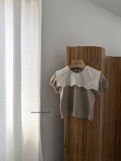 Bloom.b16｜(55cm-118cm) 蕾絲翻領上衣3