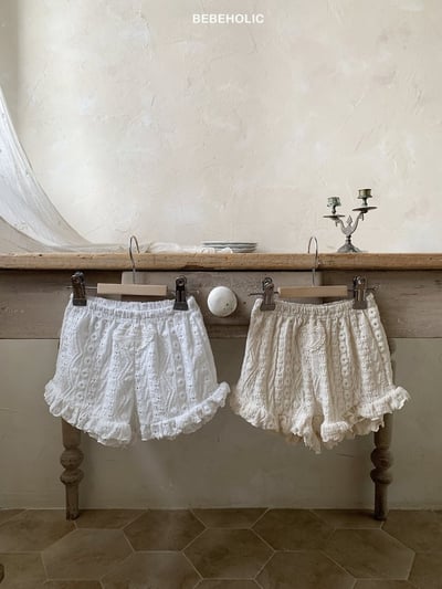 Bebe holic07｜(3m-18m) 可愛荷葉邊褲3