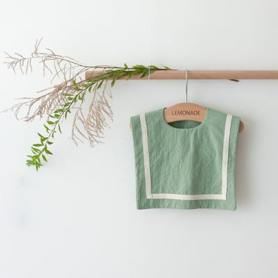 LEMONADE28｜(55cm-85cm) 2色條紋棉質包屁衣含帽子圍兜25