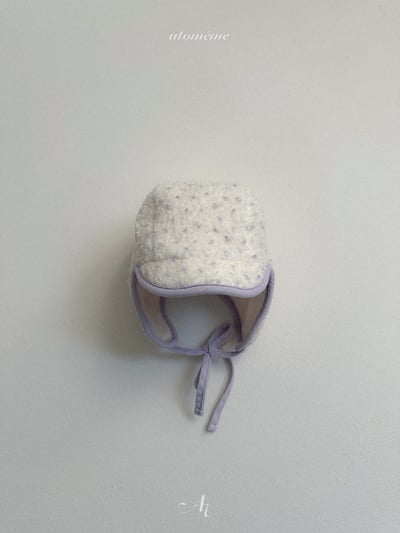 AT23｜(free) 碎花羊羔絨護耳帽9