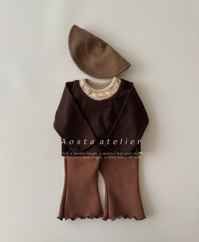 AOSTA24｜(6m-5y) 層次設計羅紋上衣15