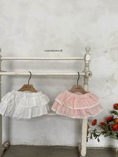 Bloom.b20｜(0m-18m) 層次荷葉裙包屁褲6