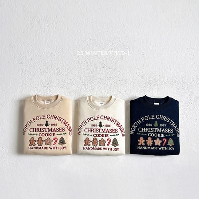 vivid47｜(78cm-125cm) 聖誕印花休閒上衣1