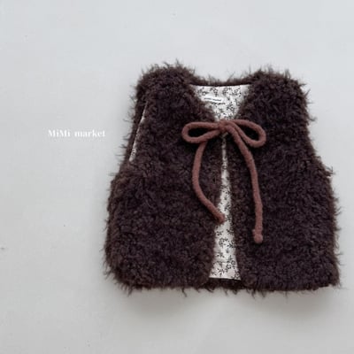 mimi market10 (65-85cm)  蝴蝶結背心外套7