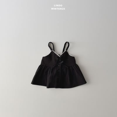 Lindo47｜(80cm-125cm) 荷葉邊肩帶背心13
