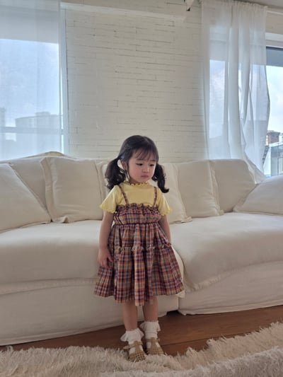 Color18｜(75-115cm) 素面捲邊上衣13