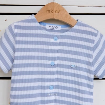 M-KIDS21｜(65-115cm) 條紋小標套裝18