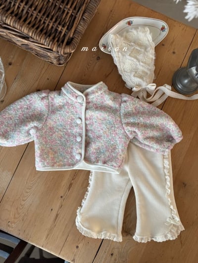 Marron 15｜(1y-6y) 刷毛蓬蓬袖立領開襟外套13