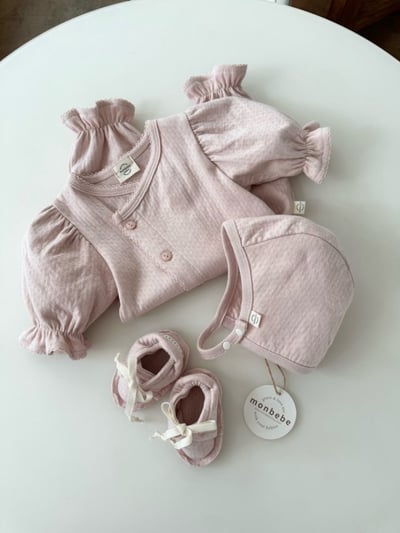 MONBEBE26｜(free) 新生兒軟底鞋10