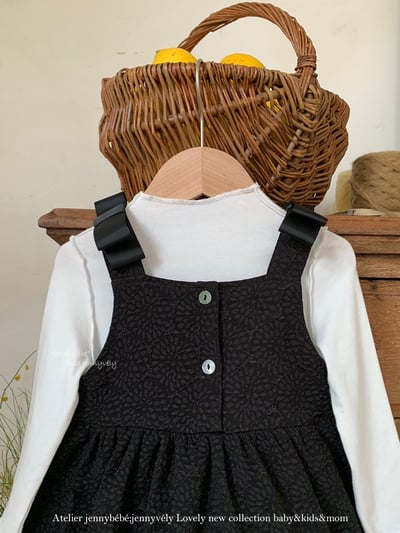 JE289｜(66-90cm) 蝴蝶緞帶壓紋包屁衣5