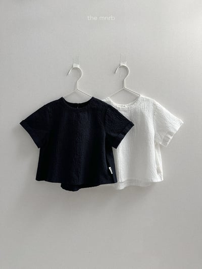 MiniRobe28｜(70-110) 簡約抓皺設計上衣3