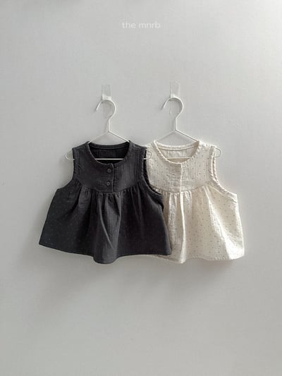 MiniRobe42｜(70-110) 印花傘狀無袖上衣1