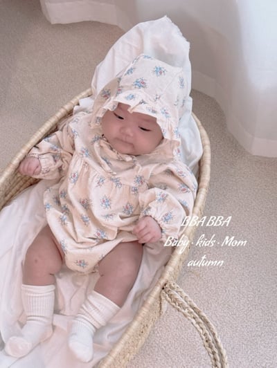 BBABBA15｜(60cm-120cm-mom)  2色田園碎花洋裝4