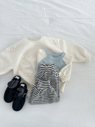 MiniRobe32｜(70-110) 條紋休閒束口褲10