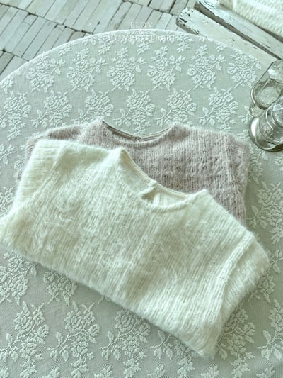 Monpetitbebe04｜(70cm-110cm) 針織羽毛上衣13