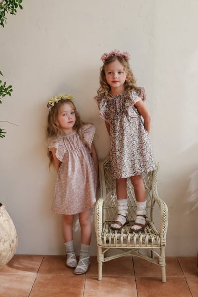 FLO14｜(75-140) 小碎花連身洋裝9