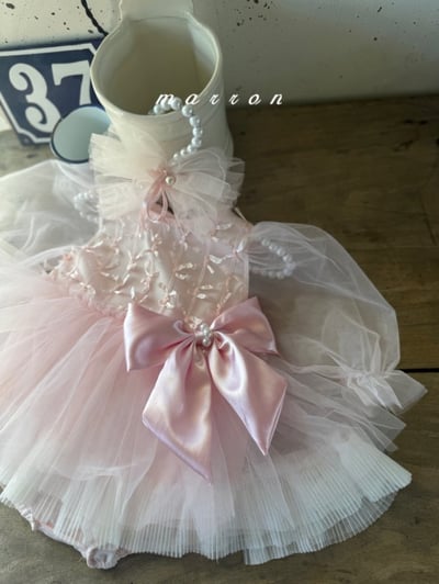 Marron47｜(free) 薄紗緞帶髮箍11