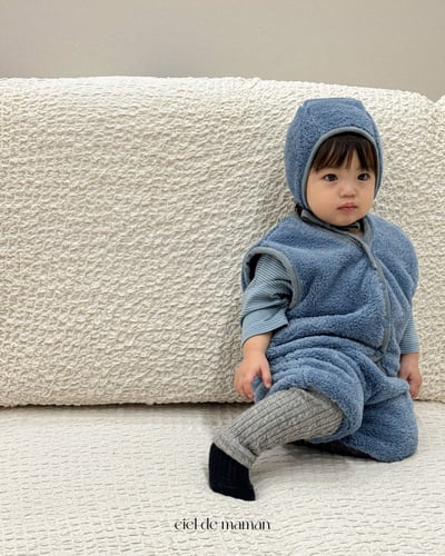 Cieldemaman17｜(6M~24M)  2色素色條紋打底褲5