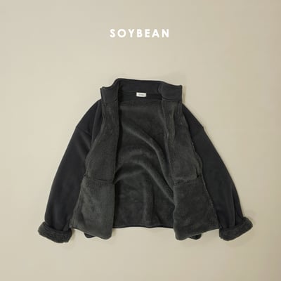 Soybean96｜(mom) 刷毛拉鍊外套6