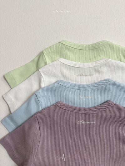 Atomeme35｜(70-110) 素面羅紋上衣10