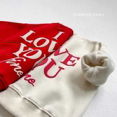 vivid68｜(78cm-125cm) 立體愛心印花休閒上衣2