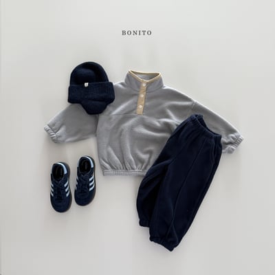 Bonito06｜(75cm-125cm) 半開襟刷毛套裝6