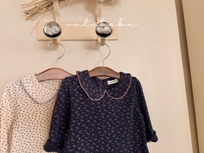 Valubebe46｜(65-90) 翻領碎花上衣14