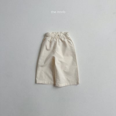 MiniRobe22｜(70cm-110cm)kids 2色素色口袋直筒寬庫8