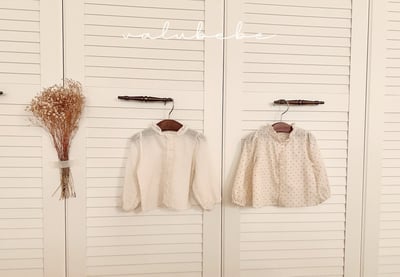 Valubebe68｜(65-90) 荷葉花邊襯衫7