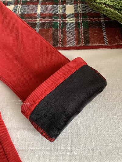 JE 424｜(80-110cm)  絨毛小喇叭長褲2