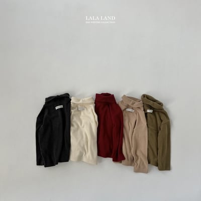 lala land73｜(75cm-120cm) 5色素面高領上衣20