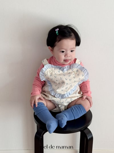 Cieldemaman｜(3-15m) 甜蜜愛心包屁衣18