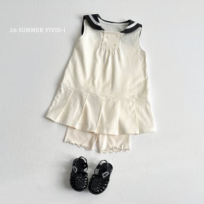 vivid31｜(78cm-125cm) 2款海軍無袖水手連身裙9