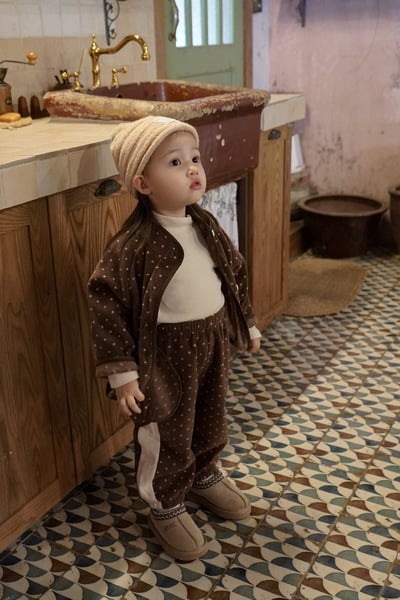 onu 24｜(70cm-115cm) 波點線條縮口褲16