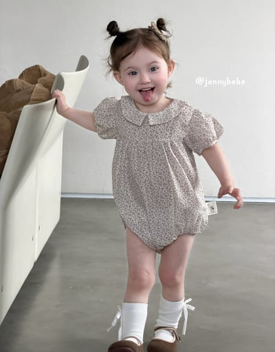 JE695｜(66-90cm) 田園碎花包屁衣19