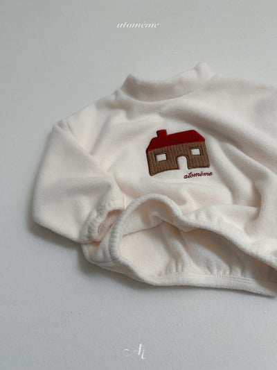 AT48｜(70-110) 小屋刺繡半高領上衣8
