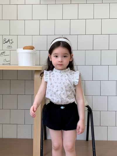 JE34｜(73-100cm) 碎花背心套裝1