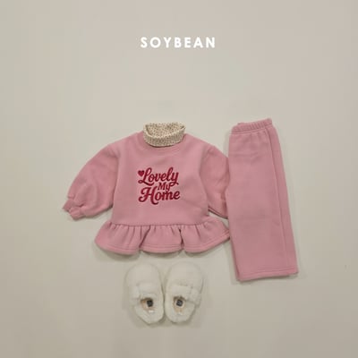 Soybean52｜(75cm-118cm) 荷葉裙擺直筒褲套裝12