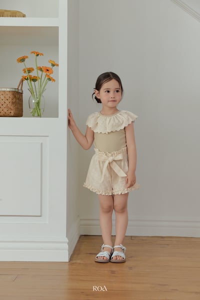 ROA26｜(6m-18m) 2色蕾絲大翻領上衣18