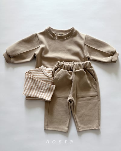 AOSTA07｜(6m-5y) 日常口袋直筒褲19