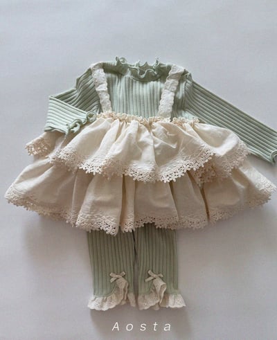 AOSTA13｜(6m-5y) 小花層次背心2