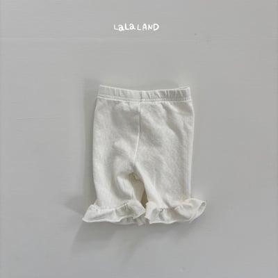 lala land10｜(3m-18m) 2色荷葉滾邊透氣五分褲18
