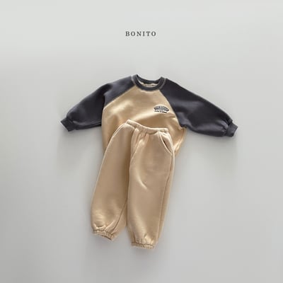 Bonito54｜(75cm-125cm) 撞色休閒上衣9