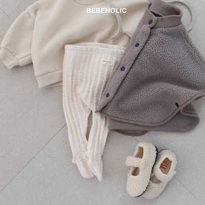 Bebe holic37｜(3m-18m) 針織坑條褲襪12