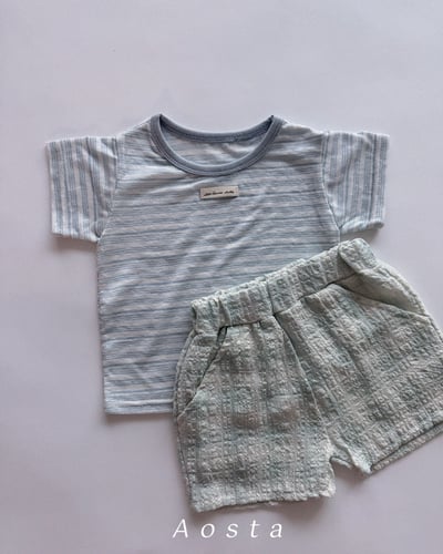 AOSTA02｜(6m-5y) 3色格子短褲24