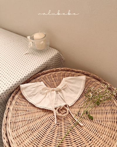 Valubebe81｜(65-90) 蕾絲花邊摺邊披肩10