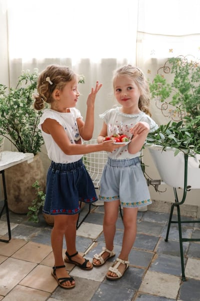 FLO24｜(75-140) 蛋糕荷葉邊上衣2