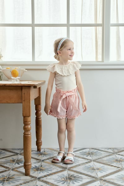 ROA26｜(6m-18m) 2色蕾絲大翻領上衣10